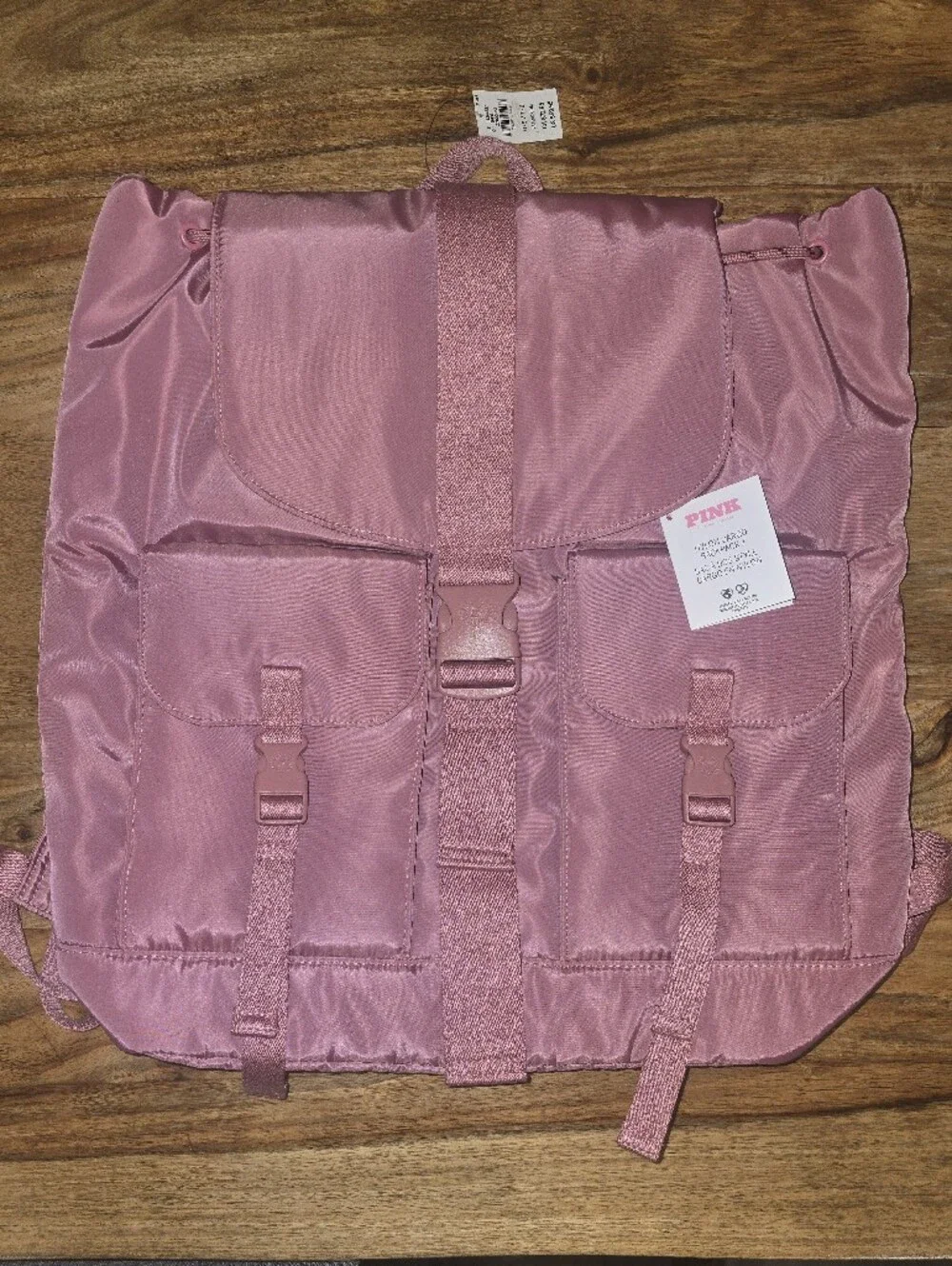 NWT Pink Victoria's Secret Nylon Cargo Bag